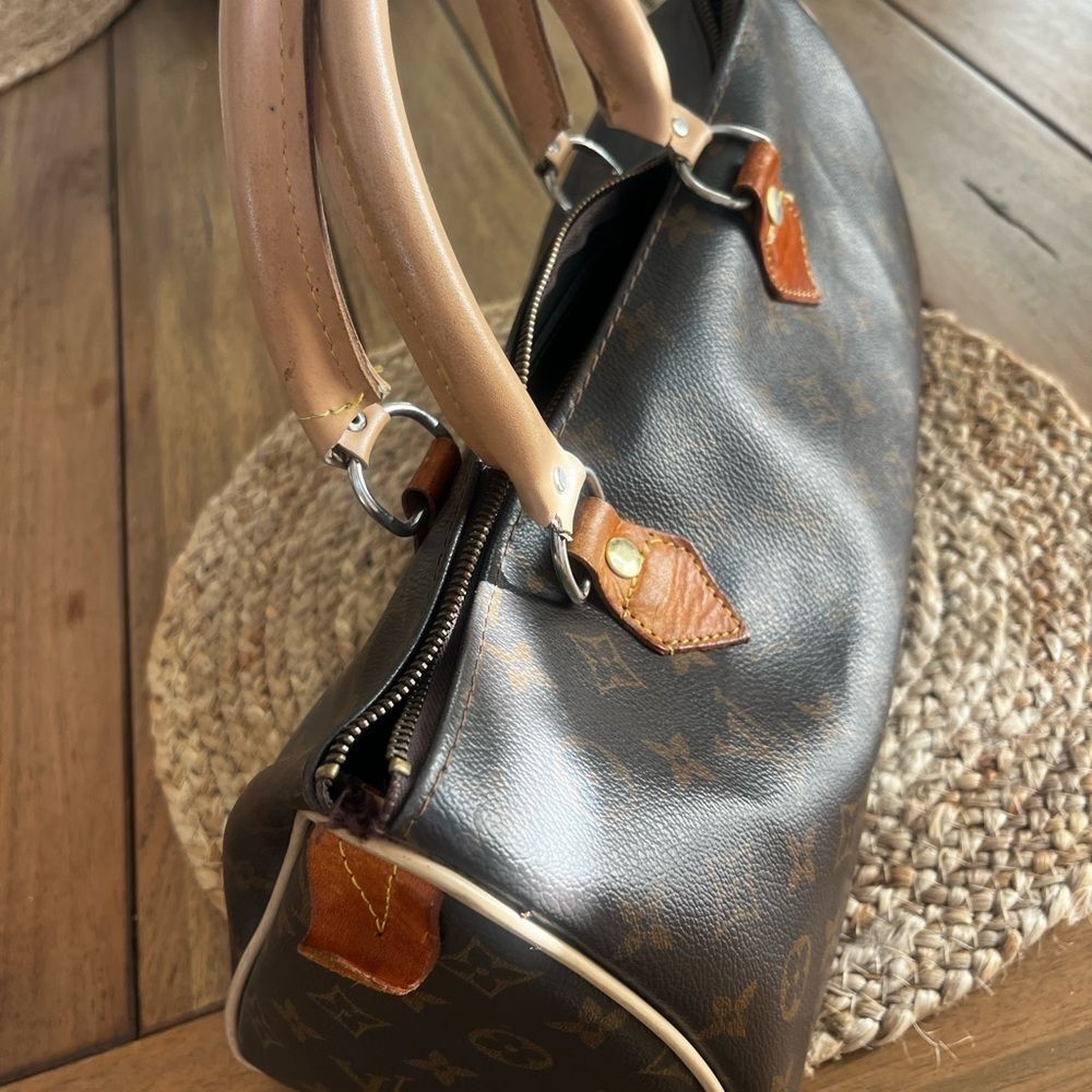 Louis Vuitton Monogram vintage Speedy Bag; 35 cm - Picture 6 of 10